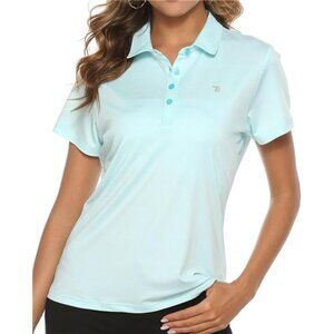 Women's Golf Polo Short Sleeve Shirts Lightweight Moisture Wicking Collared